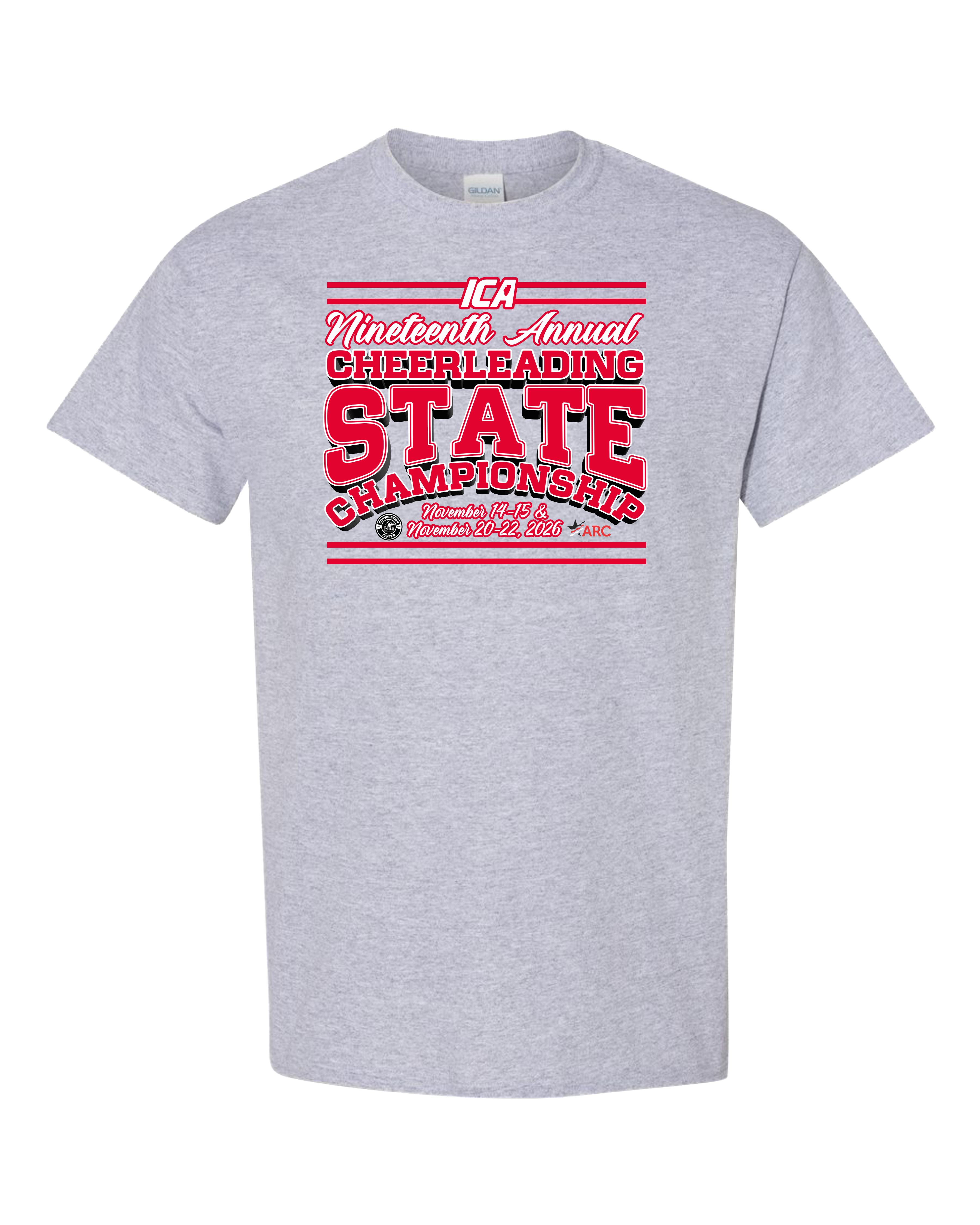 19th Annual ICA State Championship Event Short-Sleeve T-Shirt